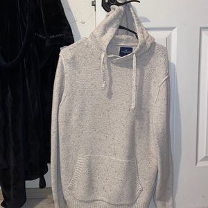 American eagle cream hoodie